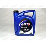 Масло ДВС ELF 5W40 SXR Evolution 4 л, Емкость: 4 л