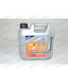 Масло ДВС LIQUI MOLY 5W30 Special Tec LL A3/B4 SL 4 л (2339), Емкость: 4 л