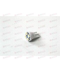 Лампа с/диод 12В T10-4  W5W 4SMD габарит белая AV