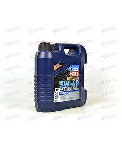 Масло ДВС LIQUI MOLY 5W40  Optimal Synth A3/B4 SN/CF 4 л, Емкость: 4 л