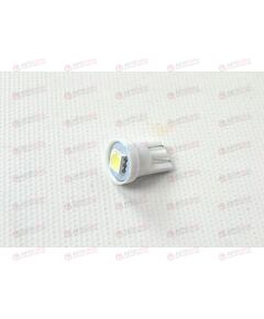 Лампа с/диод 12В T10-1 1SMD W2.1X9.5D W5W габарит белая AV