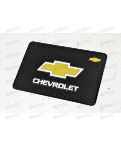 Коврик торпеды (20*13 см) CHEVROLET (черный) AV