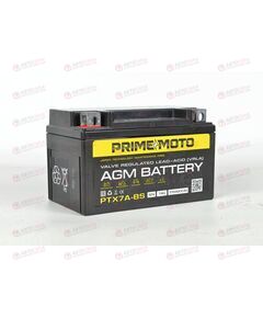 АКБ PRIME MOTO 12V/7Ah (L+) (MF) (AGM) (пт 170) (PTX7A-BS) (152x87x95)