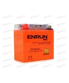 АКБ ENRUN MOTO 12V/10Ah (L+) (MF) (I-GEL) (пт 100) (YB9-BS) (137x76x134) (1шт, уп.8 шт)