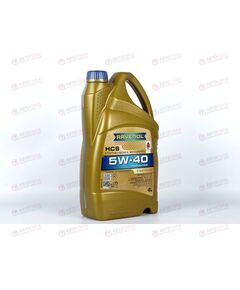 Масло ДВС RAVENOL 5W40 HCS SAE SN/CF 4 л, Емкость: 4 л