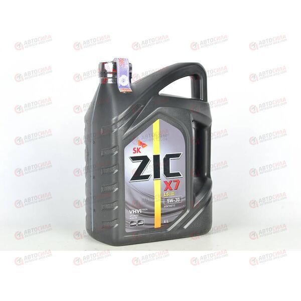 Масло ДВС ZIC 5W30 X7 LS C3 4 л, Емкость: 4 л