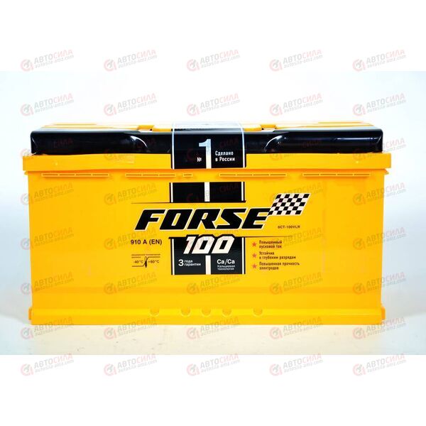 Аккумулятор 100VL FORSE (R+) (0) (пт 910)(353х175х190) 2019 год, изображение 2