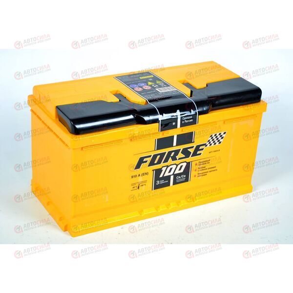 Аккумулятор 100VL FORSE (R+) (0) (пт 910)(353х175х190) 2019 год, изображение 3