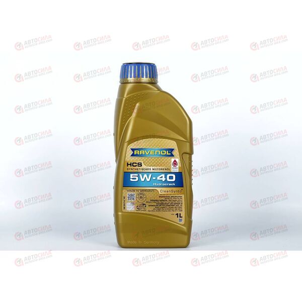 Масло ДВС RAVENOL 5W40 HCS SAE SN/CF 1 л, Емкость: 1 л., изображение 2