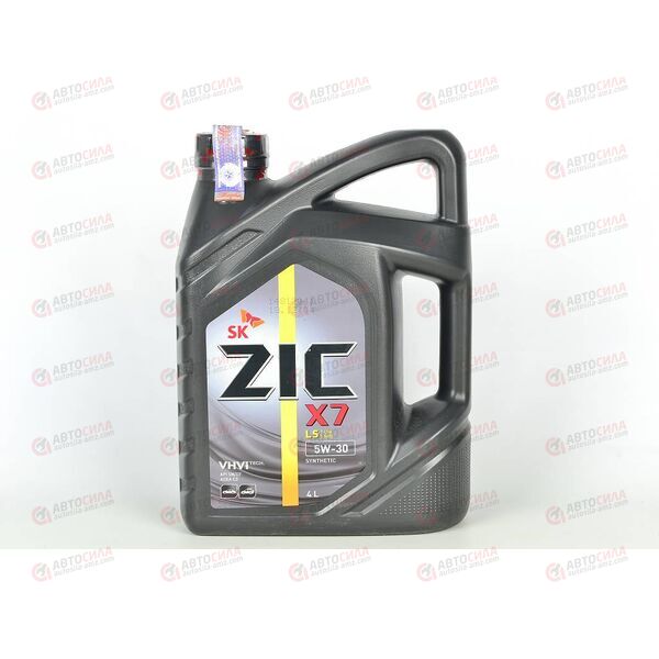 Масло ДВС ZIC 5W30 X7 LS C3 4 л, Емкость: 4 л, изображение 2